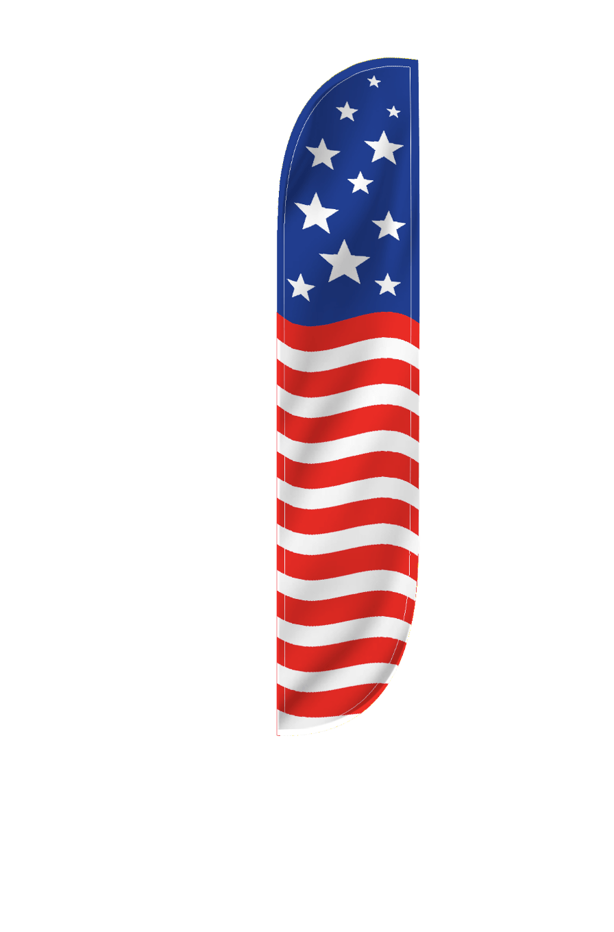 American Flag Feather Flag 