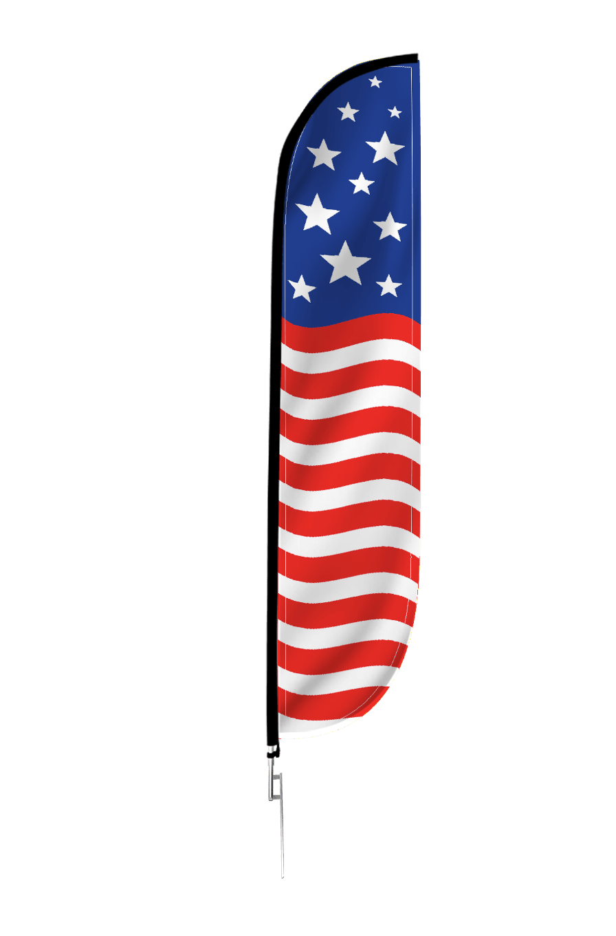 American Flag Feather Flag 