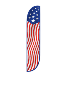 American Flag Feather Flag 