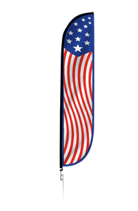 American Flag Feather Flag 