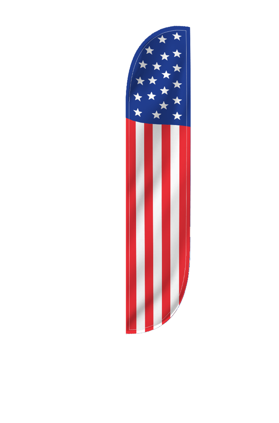 American Flag Feather Flag 