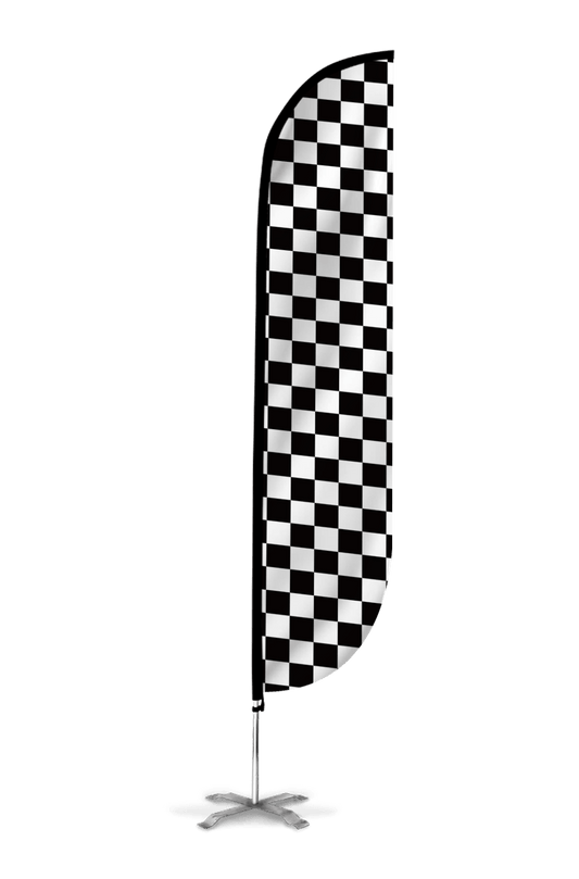 Checkered Color Feather Flag 10M1200061