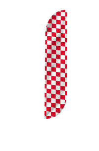 Checkered Color Feather Flag 