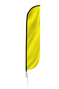 Feather Flag Plain Color 