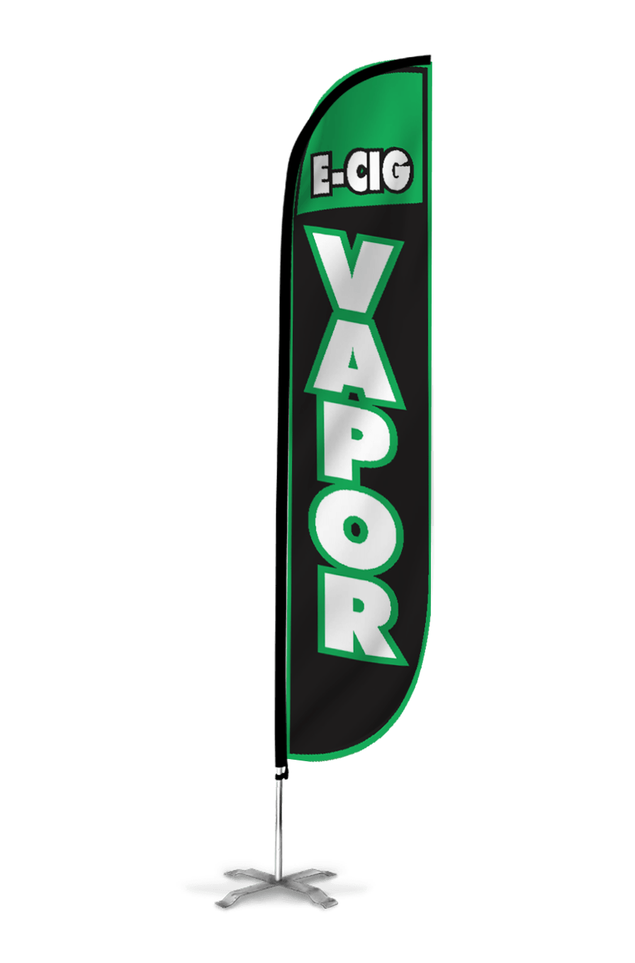 E-Cig Vapor Feather Flag 10M1200070