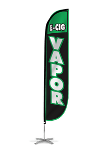E-Cig Vapor Feather Flag 10M1200070