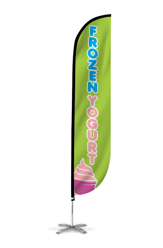 Frozen Yogurt Feather Flag 10M1200054