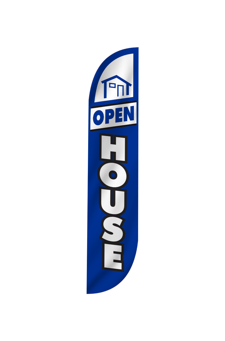 Open House Feather Flag 