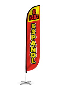 Se Habla Espanol Feather Flag 10M1200097