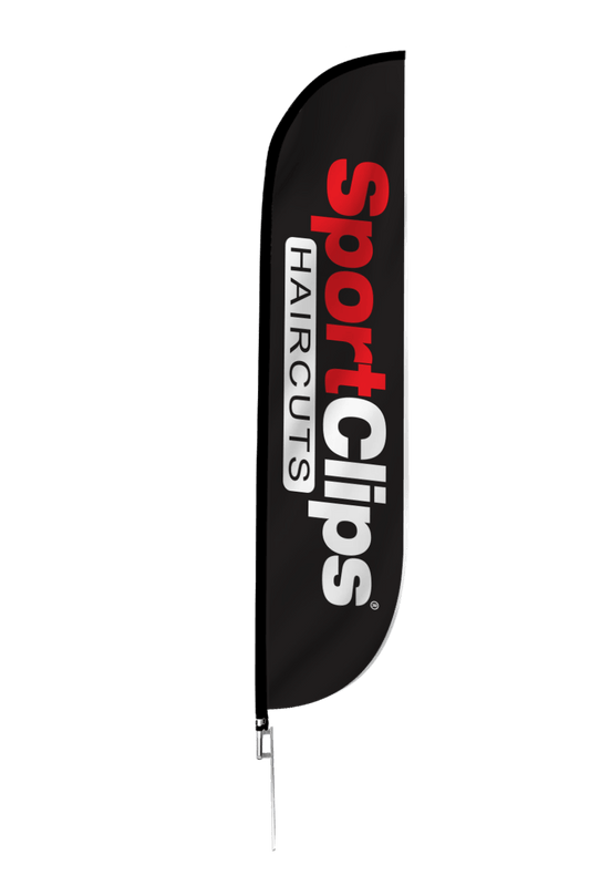 Sport Clips Feather Flag 