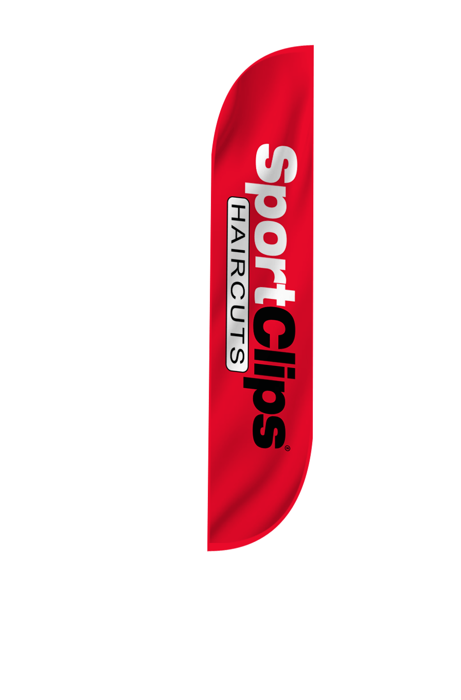 Sport Clips Feather Flag 