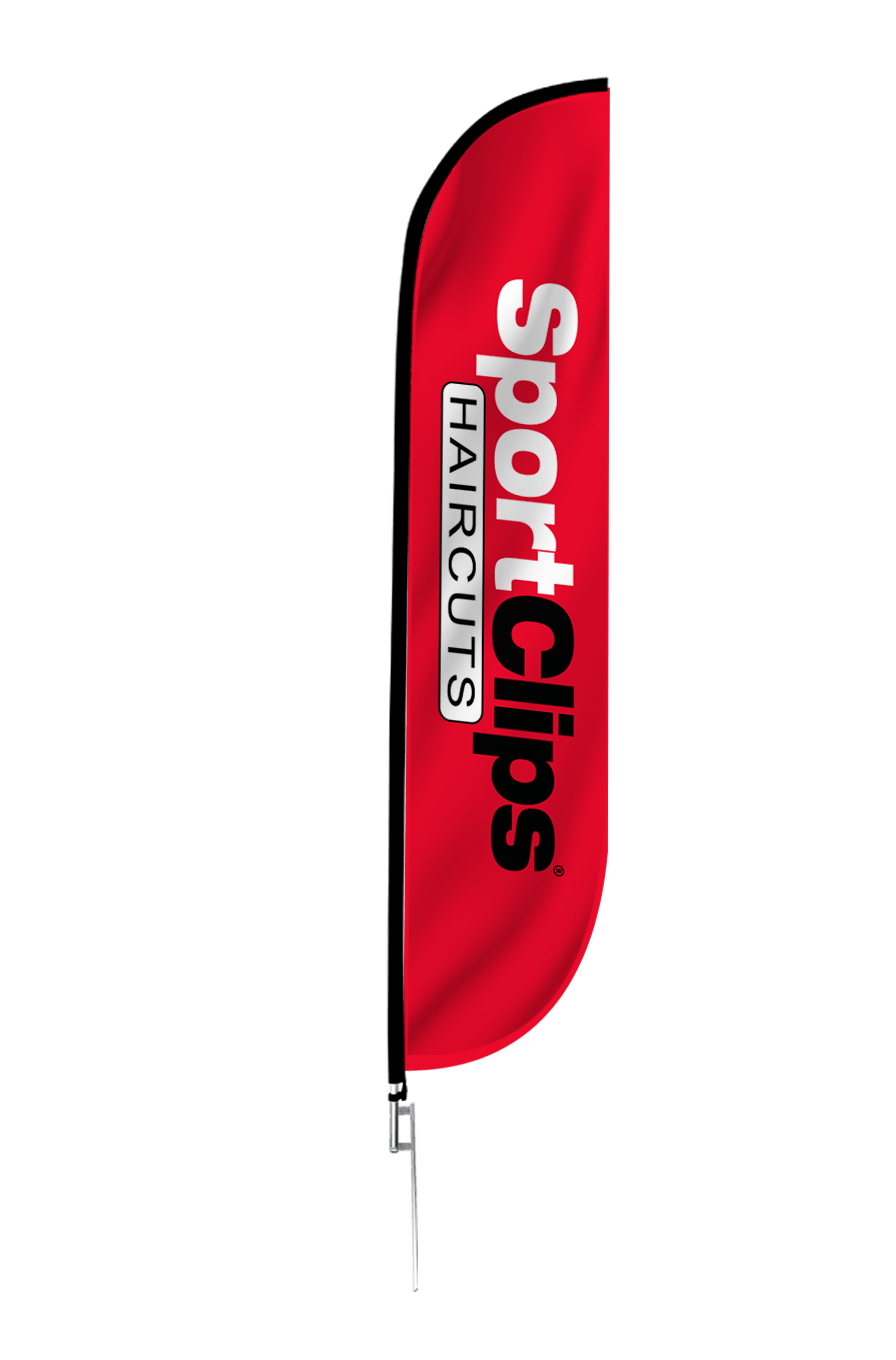 Sport Clips Feather Flag 