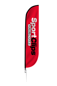 Sport Clips Feather Flag 