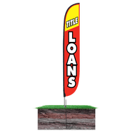 Title Loans Feather Flag 10M1200050