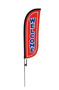 Welcome Feather Flag 