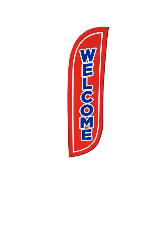 Welcome Feather Flag 