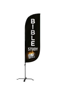 Bible Study Feather Flag 