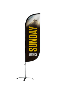 Sunday Service Feather Flag 10M5000128