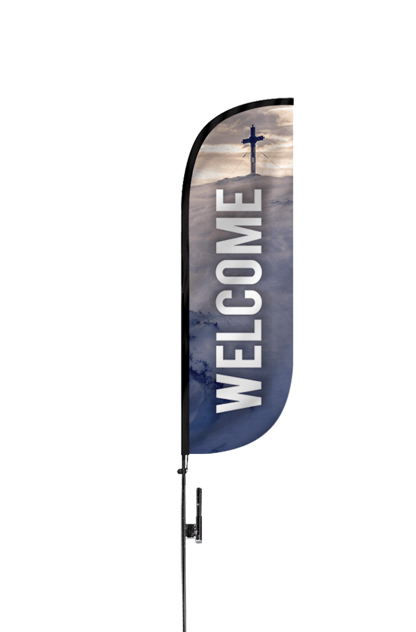 Welcome Church Feather Flag 