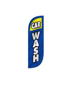 Car Wash Feather Flag 