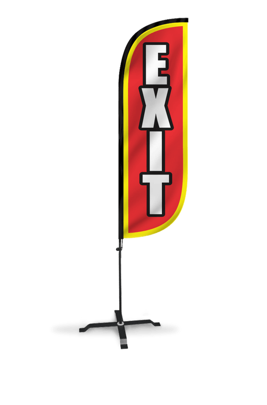 Exit Feather Flag 10M5000080