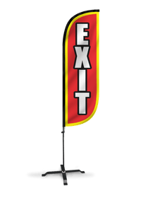 Exit Feather Flag 10M5000080