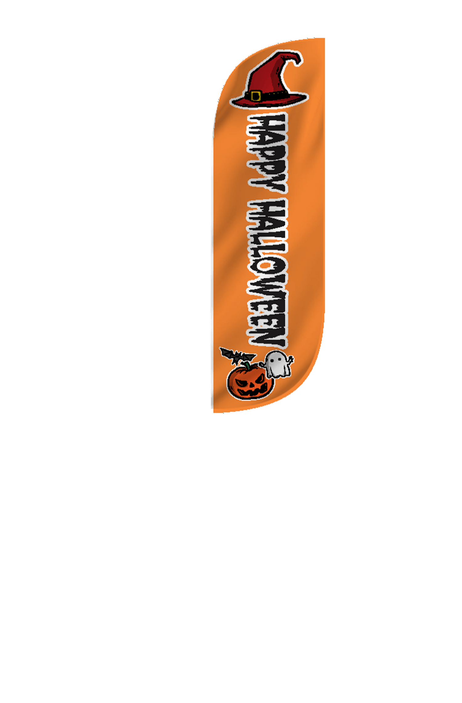 Happy Halloween Feather Flag 
