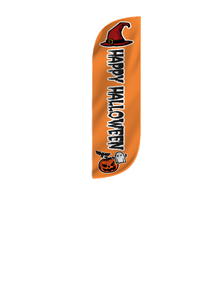 Happy Halloween Feather Flag 