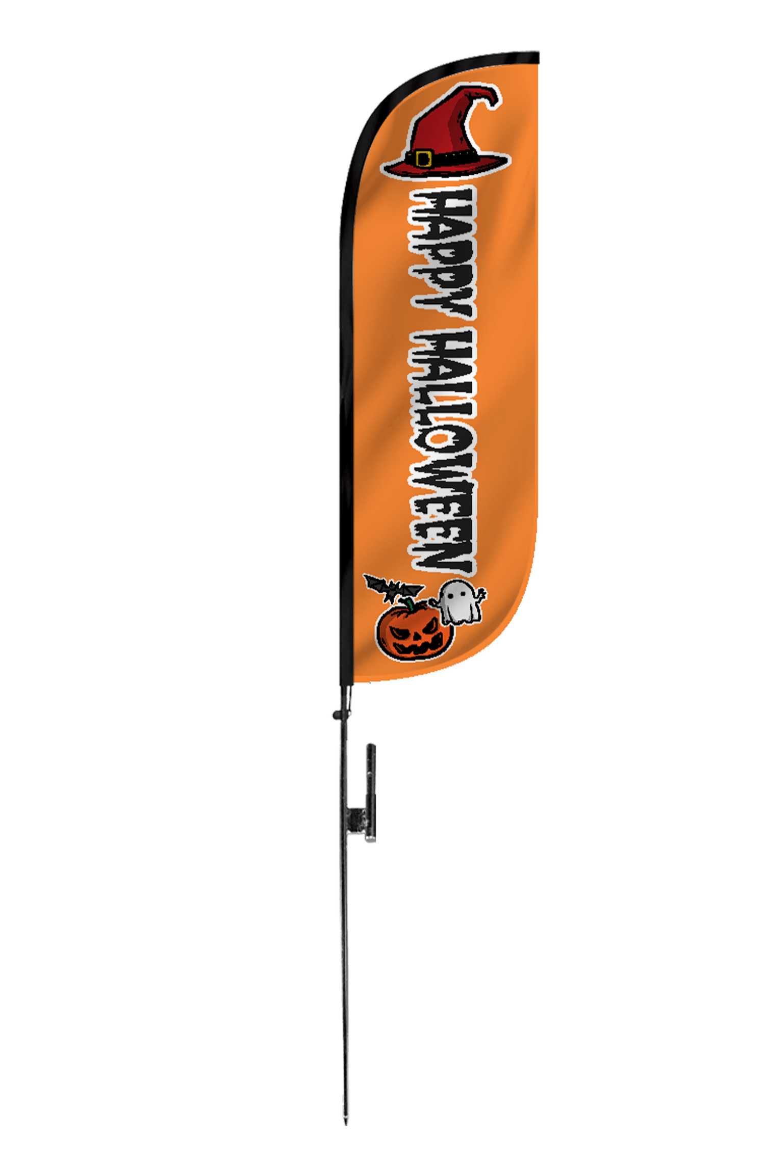Happy Halloween Feather Flag 