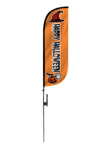 Happy Halloween Feather Flag 