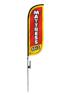 Mattress Sale Feather Flag 