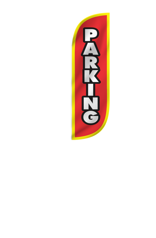 Parking Feather Flag 