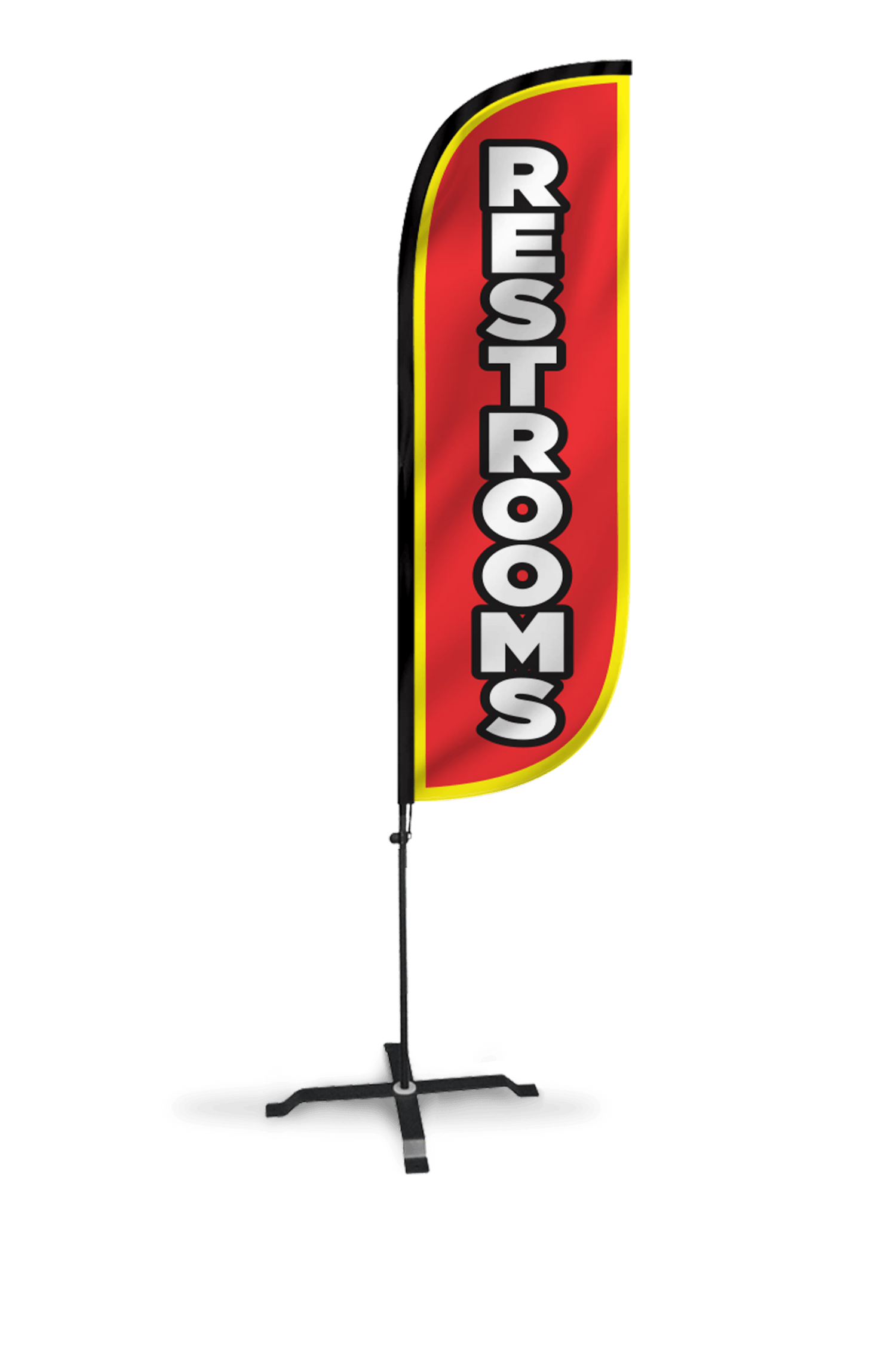 Restrooms Feather Flag 10M5000082
