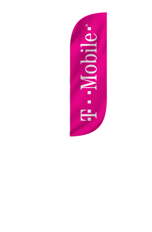 T-Mobile Feather Flag 