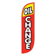 Oil Change Feather Flag 