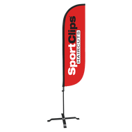 Sport Clips Feather Flag 