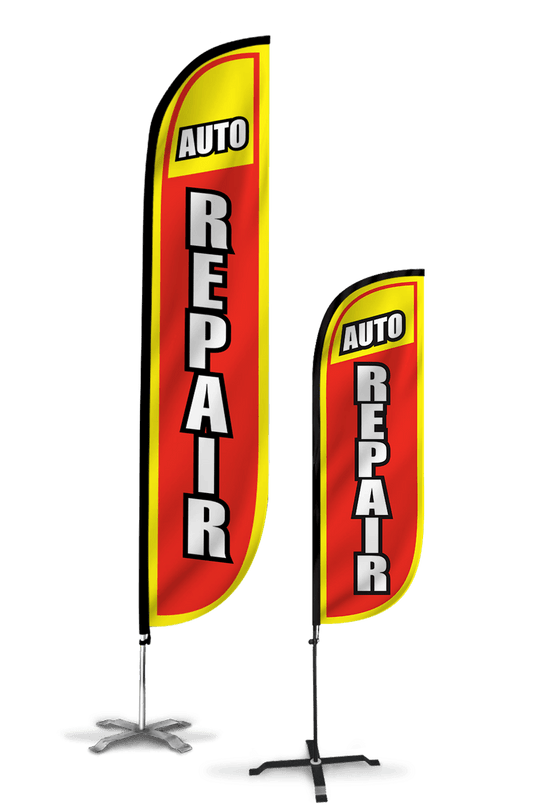 Auto Repair Feather Flag 