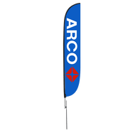 Arco Gasoline Feather Flag 