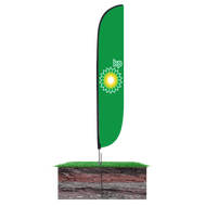 BP Gasoline Feather Flag 