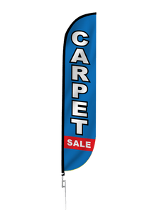 Carpet Sale Feather Flag Blue & Red 