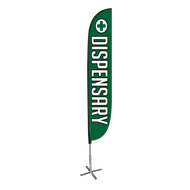 Dispensary Feather Flag 