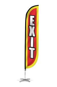 Exit Feather Flag 10M1200080