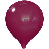 Red Indoor Balloon 12in 