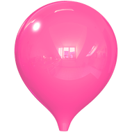 Red Indoor Balloon 12in 