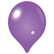 Red Indoor Balloon 12in 