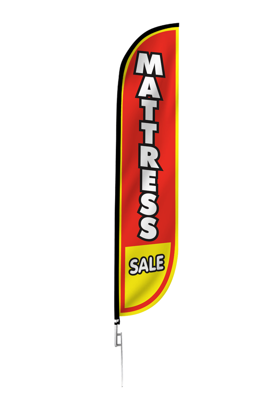 Mattress Sale Feather Flag 