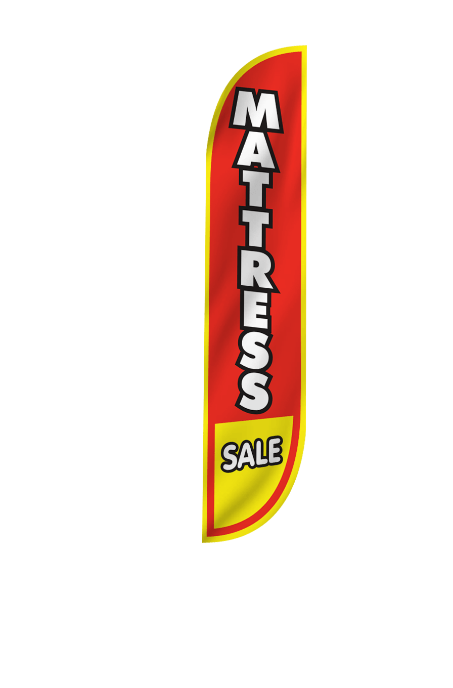 Mattress Sale Feather Flag 