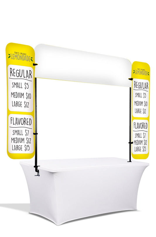 Table Top Banner - Side Panel Covers - NO HARDWARE 