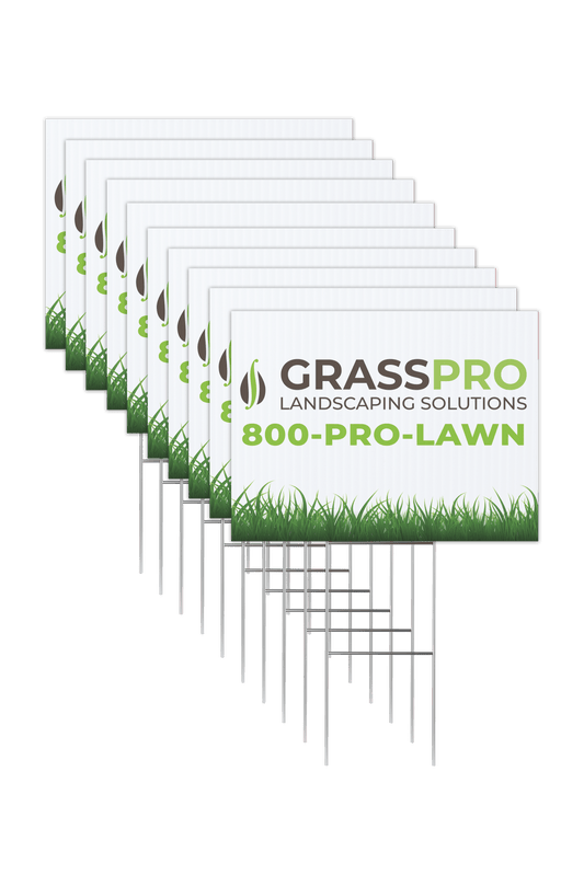 Custom Yard Sign - 10 Pack 